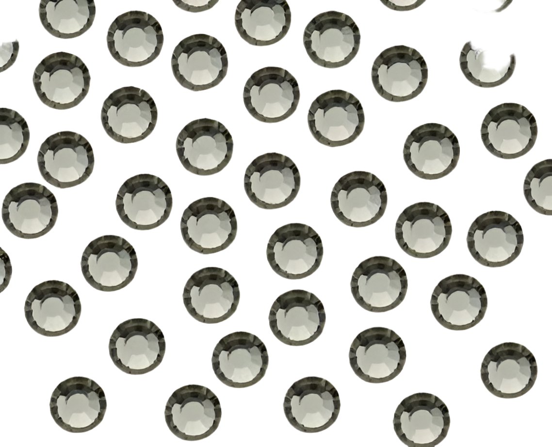 Black Diamond Non Hotfix Flat Back Rhinestones - Rhinestone HQ