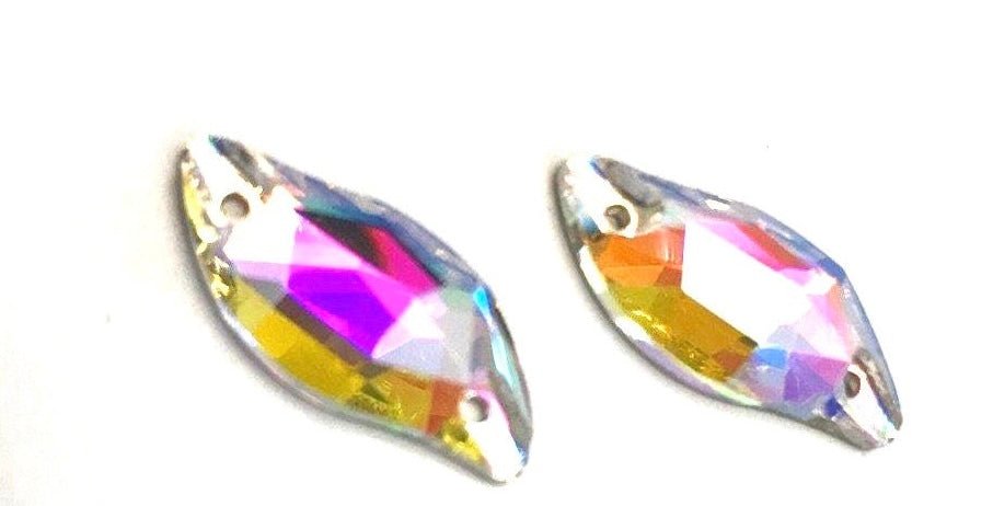 Crystal Ab shapes sew on stones or glue on - Rhinestone HQ