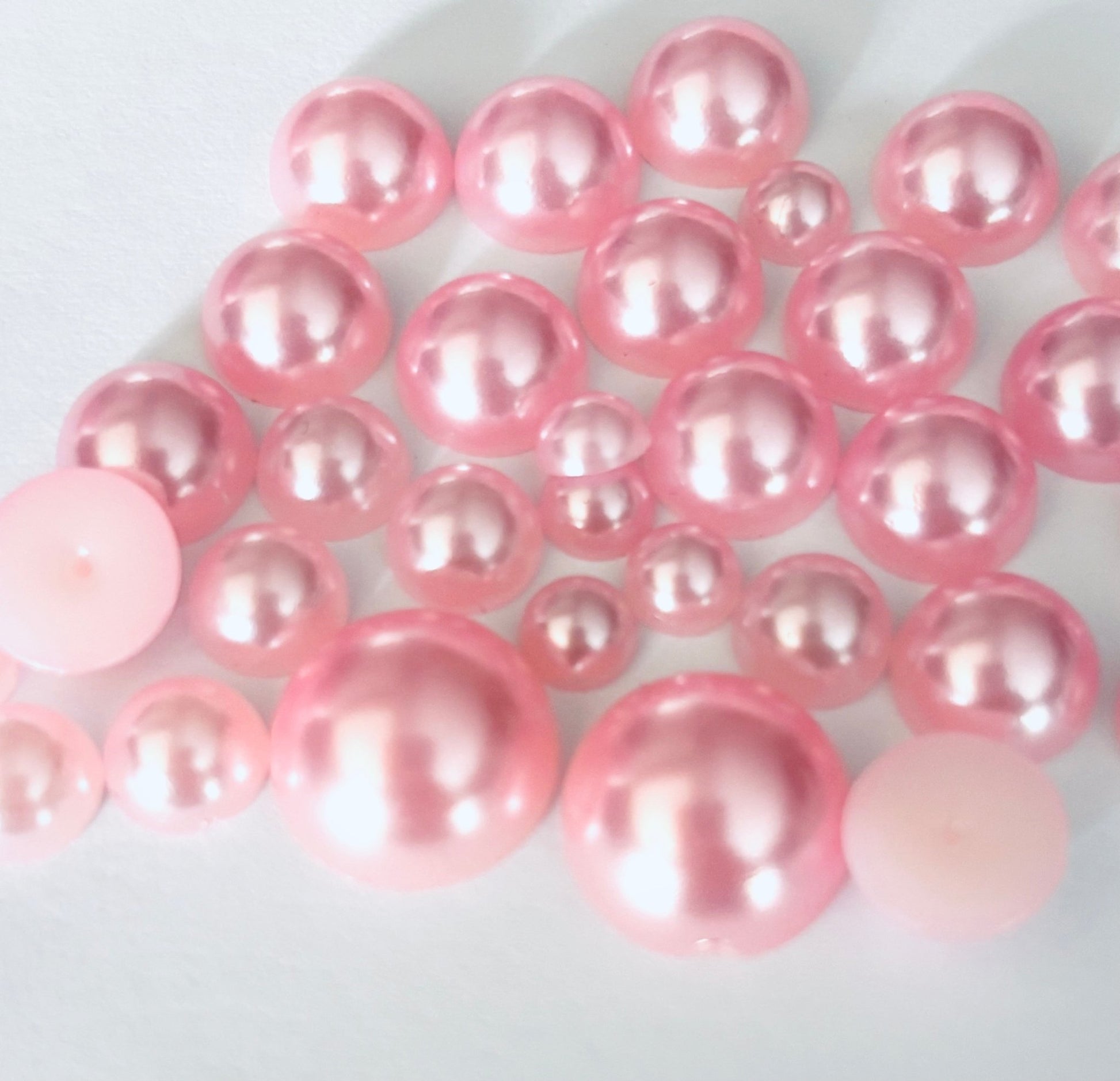 Half Pearls Round Flat back pearl - Rhinestone HQ