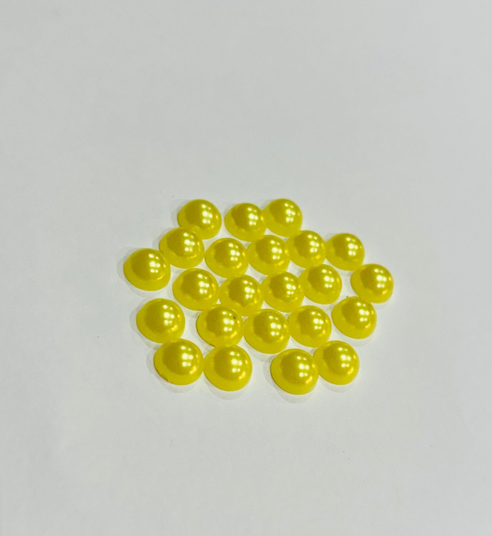 Half Pearls Round Flat back pearl - Rhinestone HQ