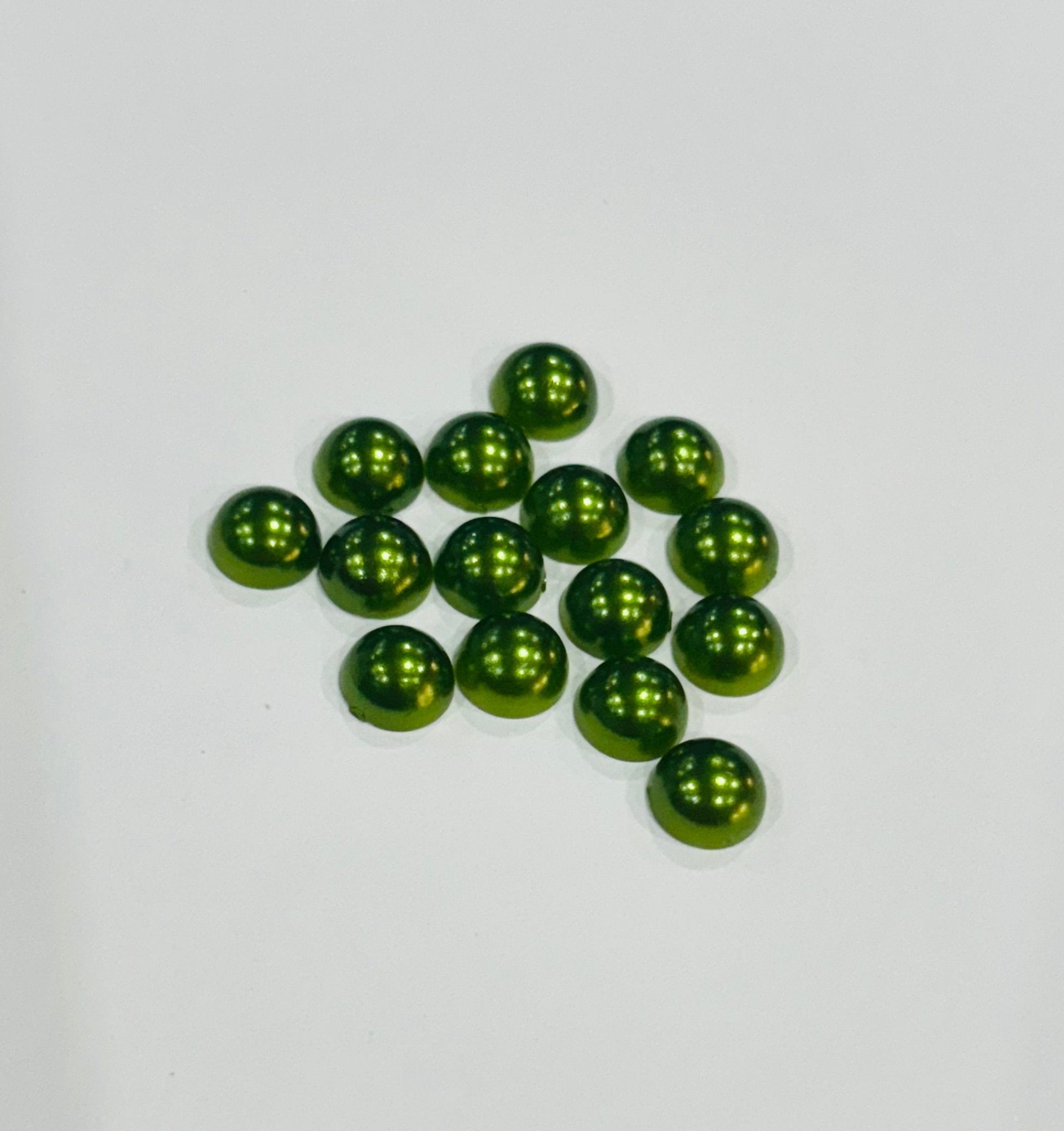 Half Pearls Round Flat back pearl - Rhinestone HQ