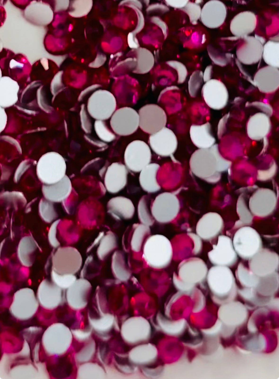 Hot Pink Non Hotfix Rhinestones - Rhinestone HQ