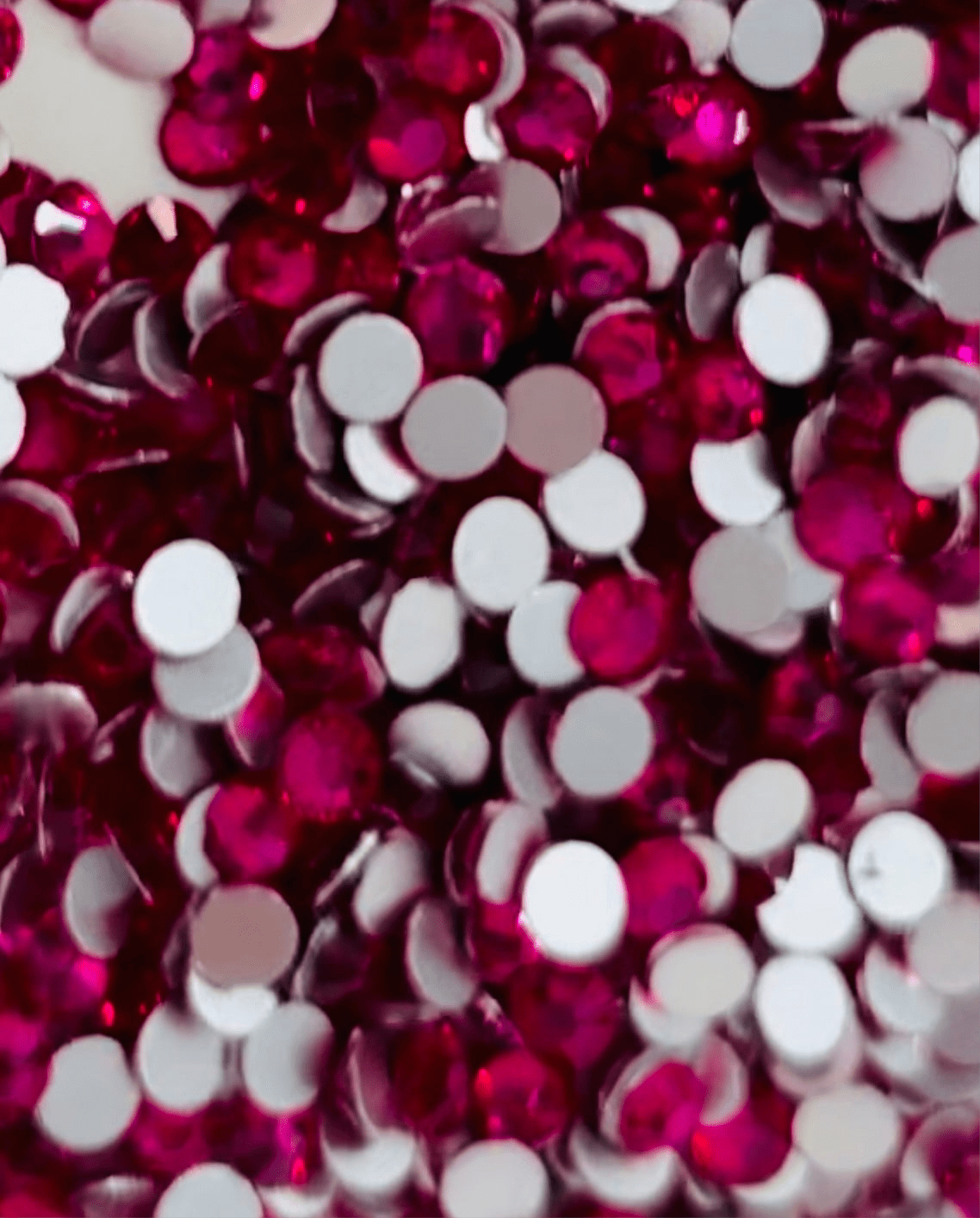 Hot Pink Non Hotfix Rhinestones - Rhinestone HQ