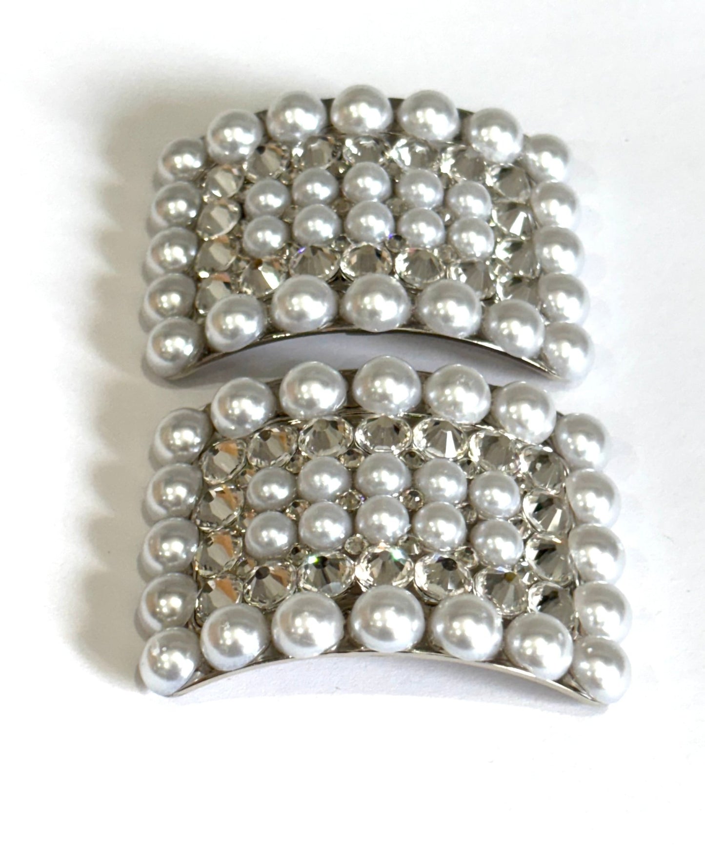Irish dance buckles pearl and rhinestones - Rhinestone HQ