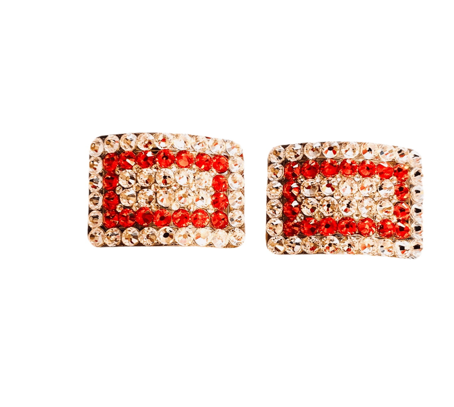 Irish Dancing Dance Shoe Buckles with colour choice and Clear - Rhinestone HQ