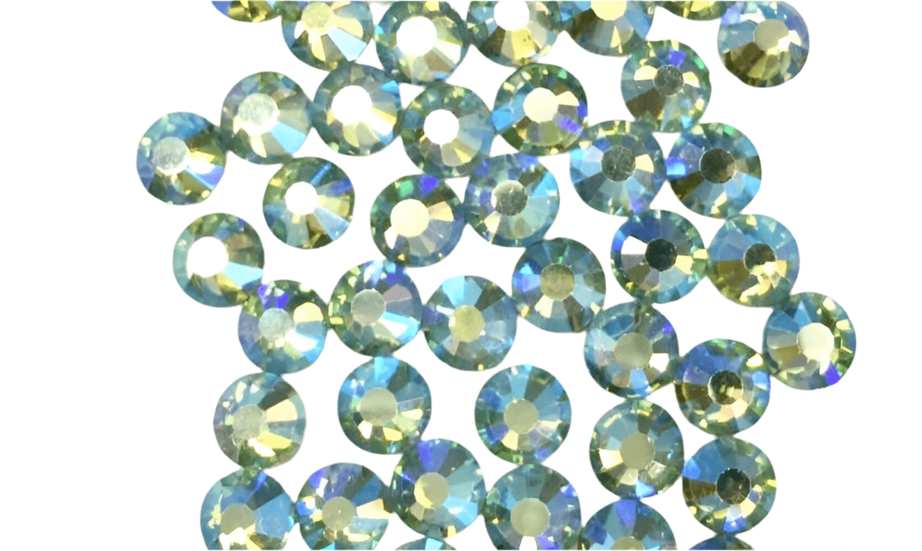 Peridot Green AB Non Hotfix Rhinestones - Rhinestone HQ