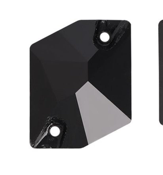 Sew on stones Shapes Jet Black - Rhinestone HQ