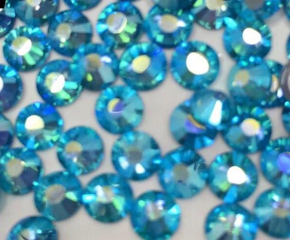 Aquamarine AB Blue Non Hotfix - Rhinestone HQ