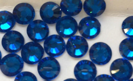 Capri blue Non hotfix rhinestones-Rhinestone HQ