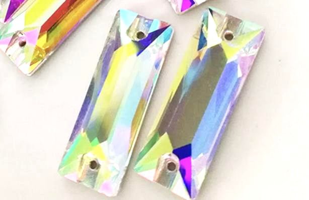 Crystal Ab shapes sew on stones or glue on - Rhinestone HQ