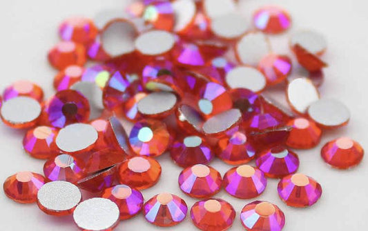 Hyacinth Orange AB Non Hotfix Rhinestones - Rhinestone HQ