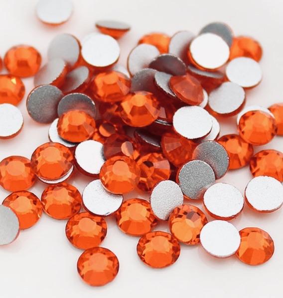 Hyacinth Orange Non Hotfix Rhinestones - Rhinestone HQ