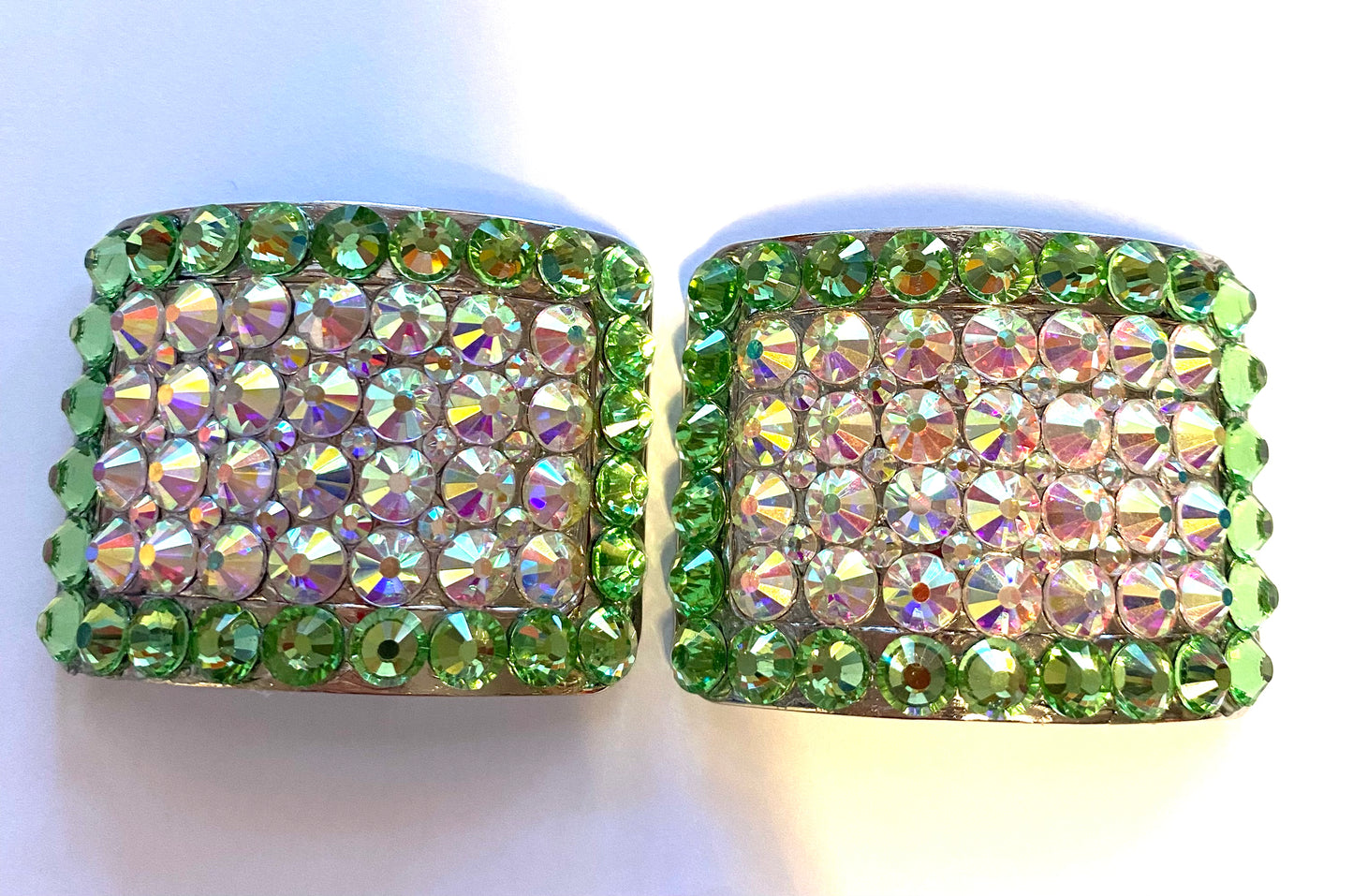 Irish Dancing Dance Shoe Buckles colour edge - Rhinestone HQ