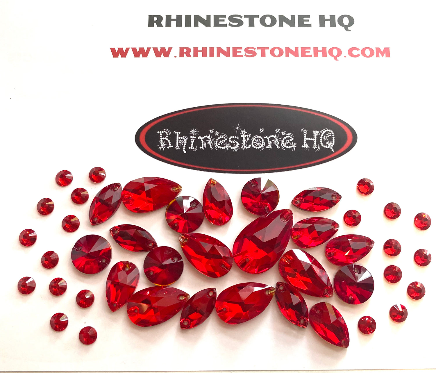 Medium mixed shape pack (hair) - Rhinestone HQ