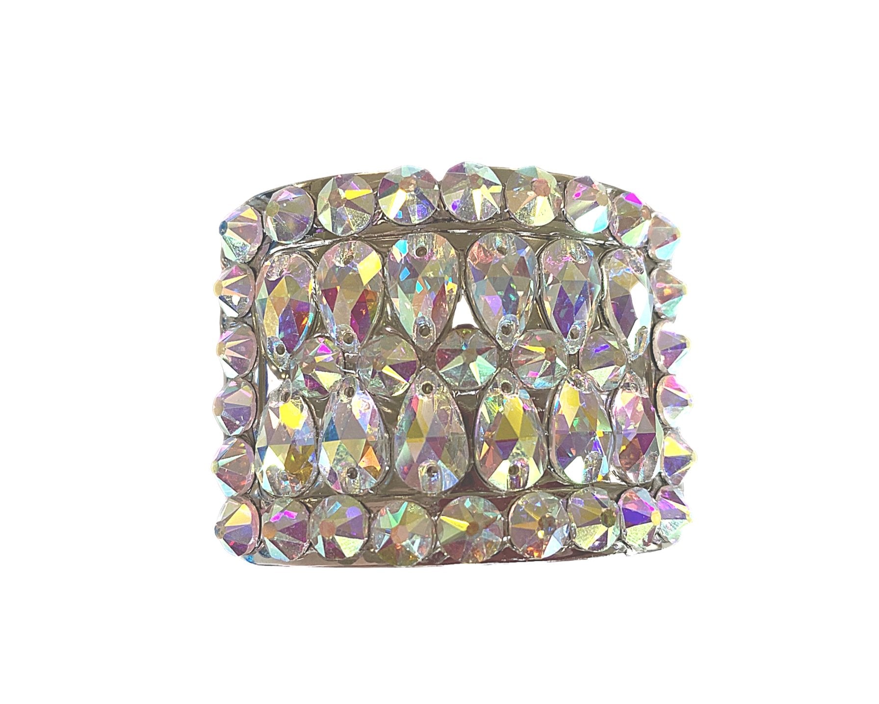 Irish Dance Shoe Buckles Mini pear teardrop design - Rhinestone HQ