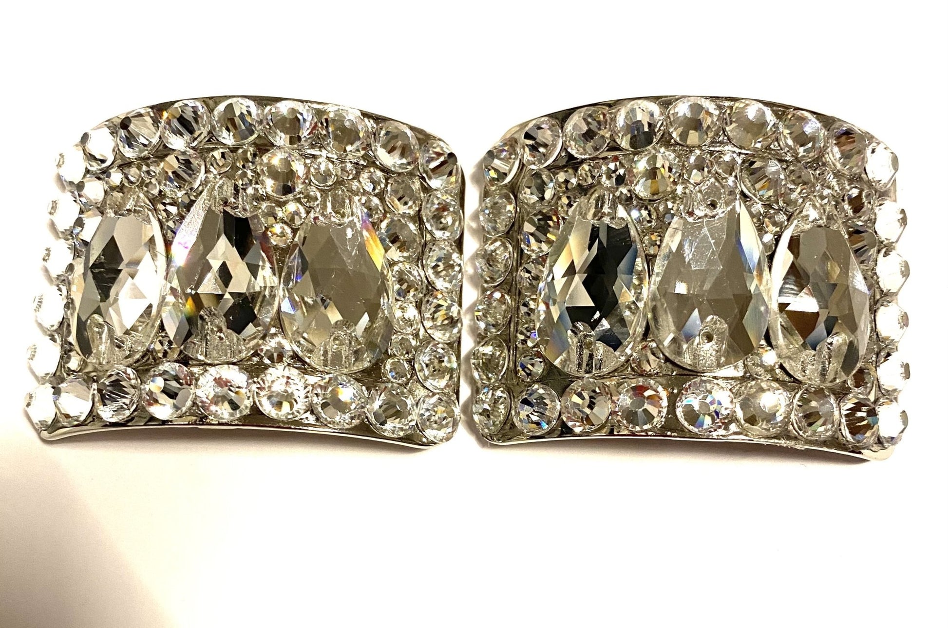 Sale Irish Dance Shoe Buckles Teardrop Design - Rhinestone HQ