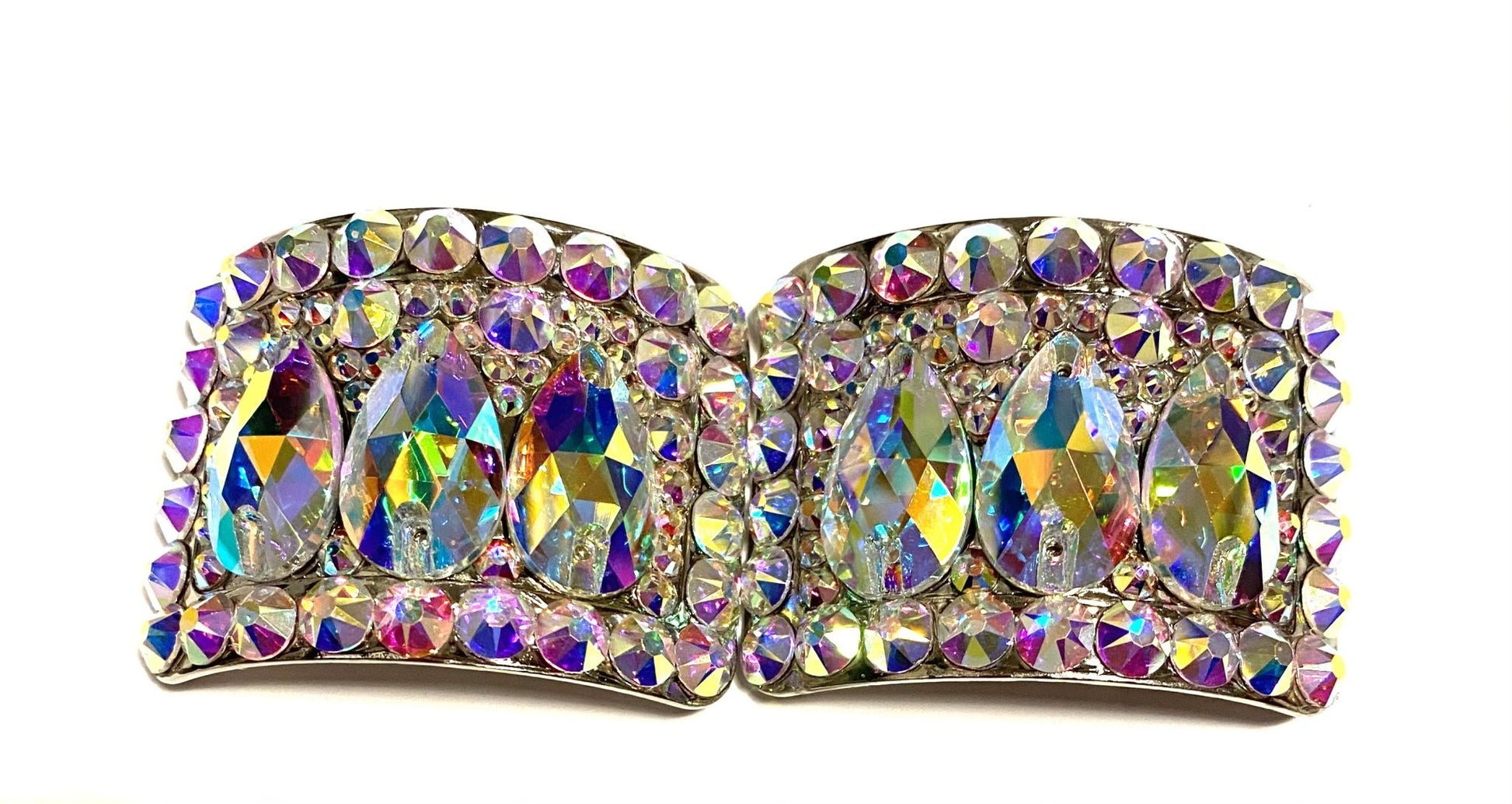 Sale Irish Dance Shoe Buckles Teardrop Design - Rhinestone HQ