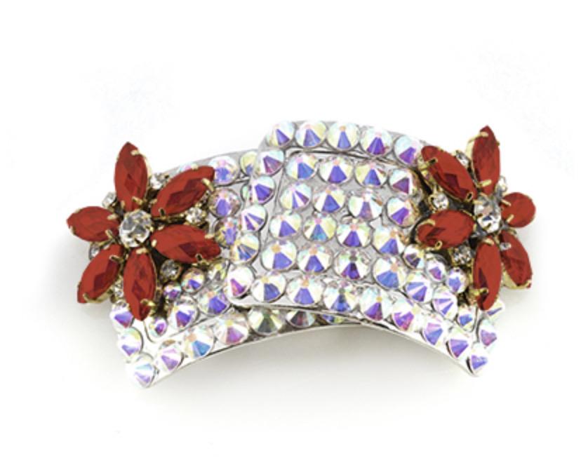 Irish Dancing Dance Shoe Buckles Flower - Rhinestone HQ