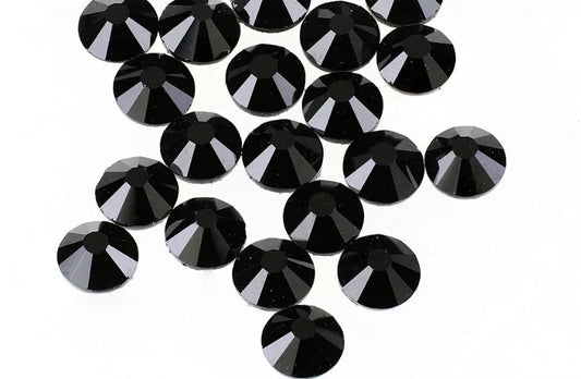 Jet Black Hotfix Rhinestones-Rhinestone HQ