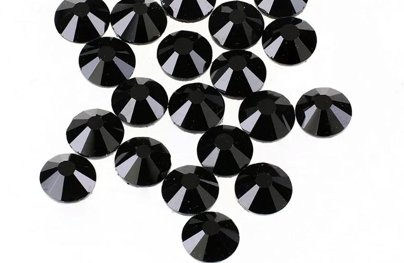 Jet Black Non Hotfix Rhinestones-Rhinestone HQ