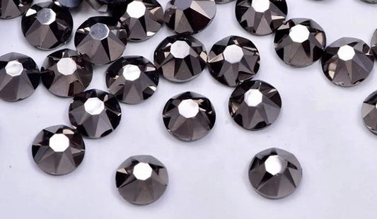 Jet Hematite Non Hotfix Rhinestones-Rhinestone HQ