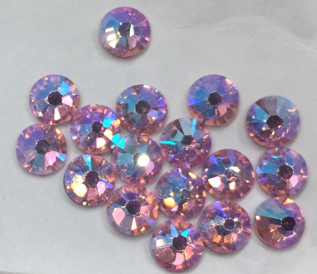 Light Rose AB Pink HOTFIX Rhinestones - Rhinestone HQ