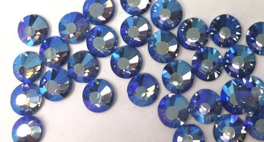 Light Sapphire AB Blue Non Hotfix Rhinestones - Rhinestone HQ