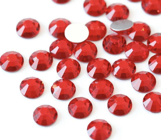 Light Siam Red Hotfix Rhinestones-Rhinestone HQ