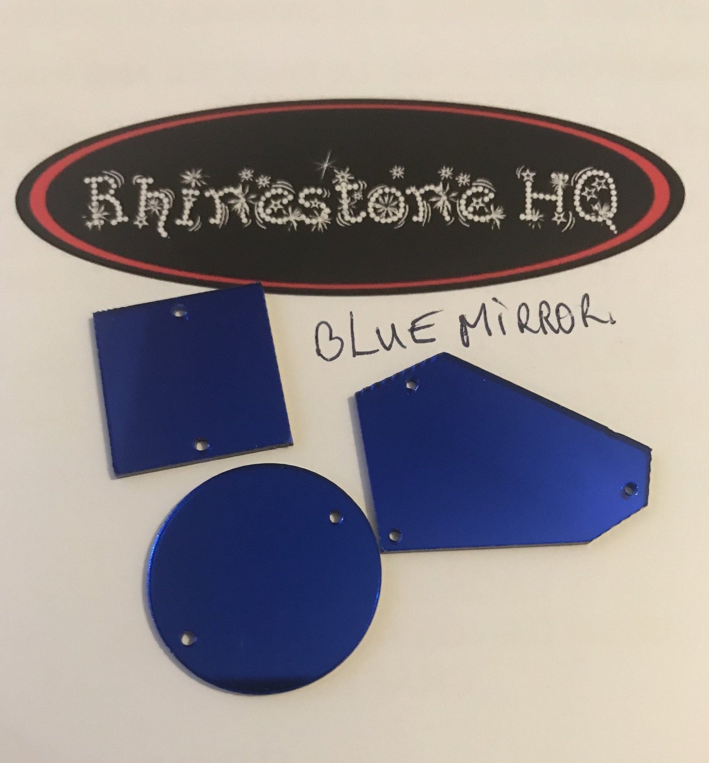 Mirror Shapes 100 per pack Acrylic Assorted Size Shapes - Rhinestone HQ
