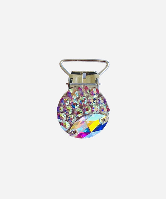 Navette Number Clip Card Holder - Rhinestone HQ