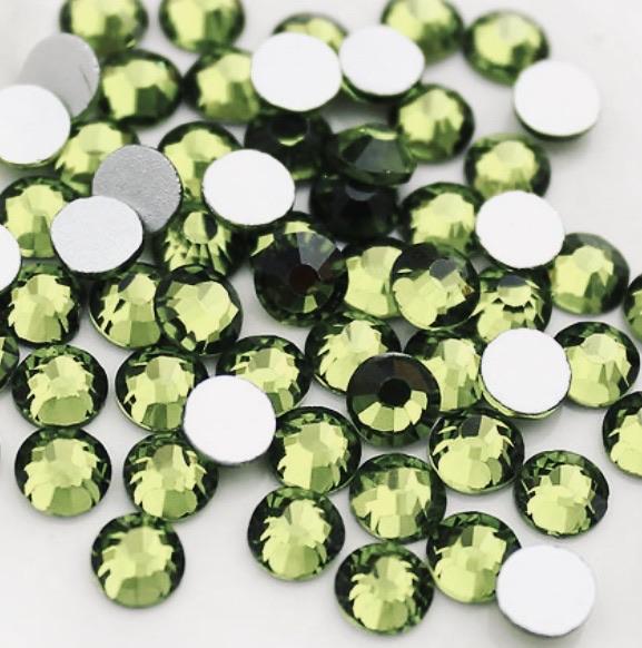 Olivine Green Non Hotfix Rhinestones - Rhinestone HQ