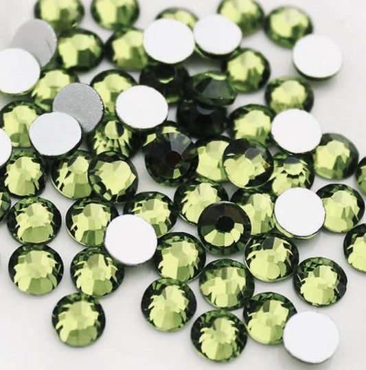 Olivine Green Non Hotfix Rhinestones-Rhinestone HQ