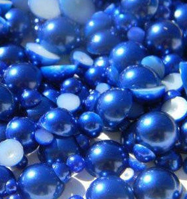 Half Pearls Round Flat back pearl - Rhinestone HQ