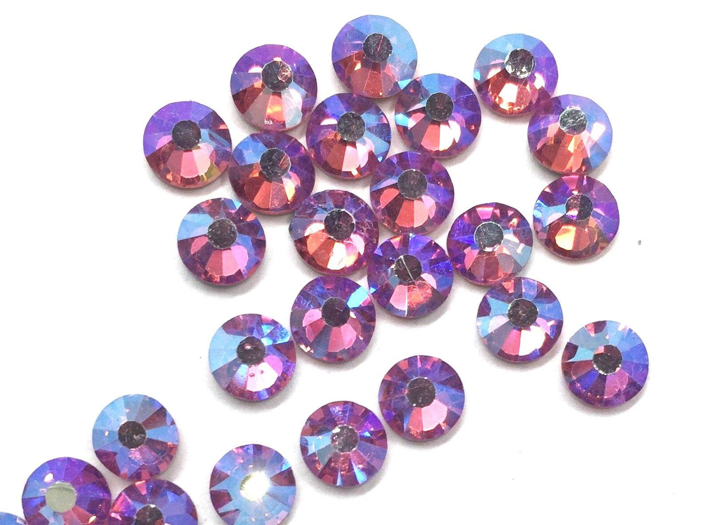 Rose AB Pink Non Hotfix Rhinestones - Rhinestone HQ