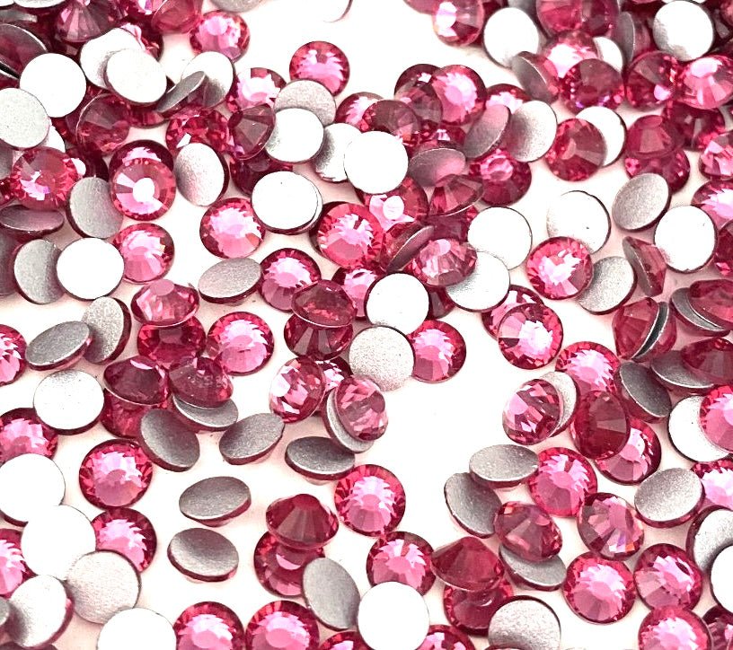 Rose Pink Non Hotfix Rhinestones-Rhinestone HQ