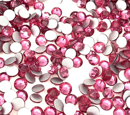 Rose Pink Non Hotfix Rhinestones - Rhinestone HQ