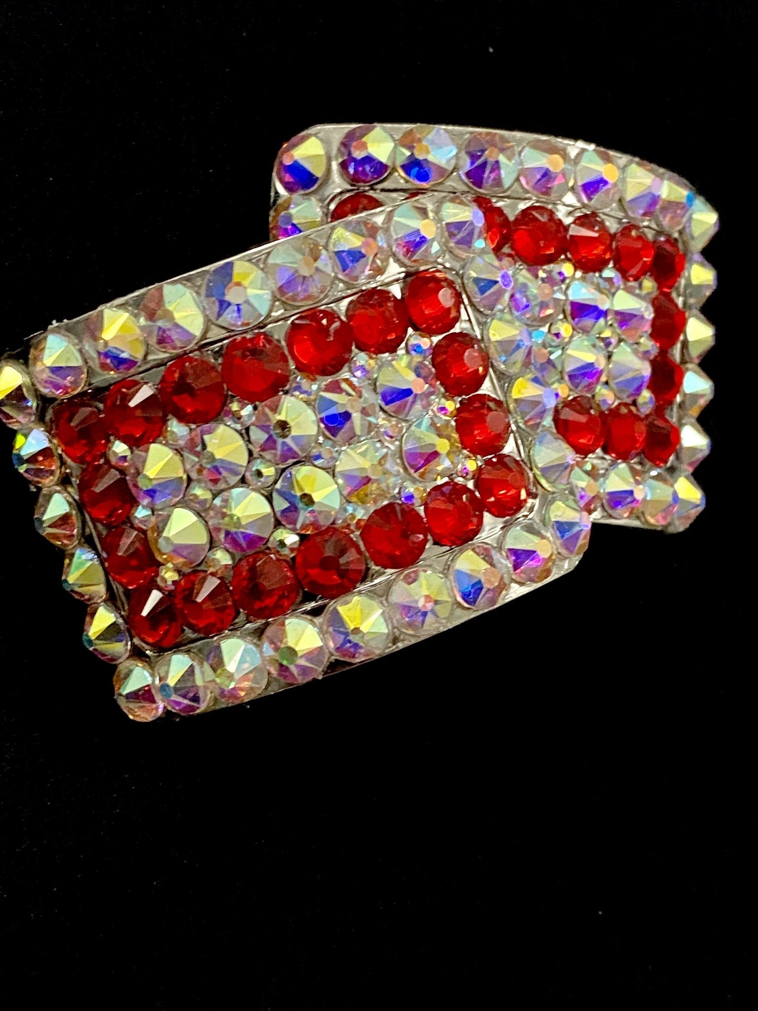 Irish Dancing Dance Shoe Buckles with colour choice and Ab - Rhinestone HQ