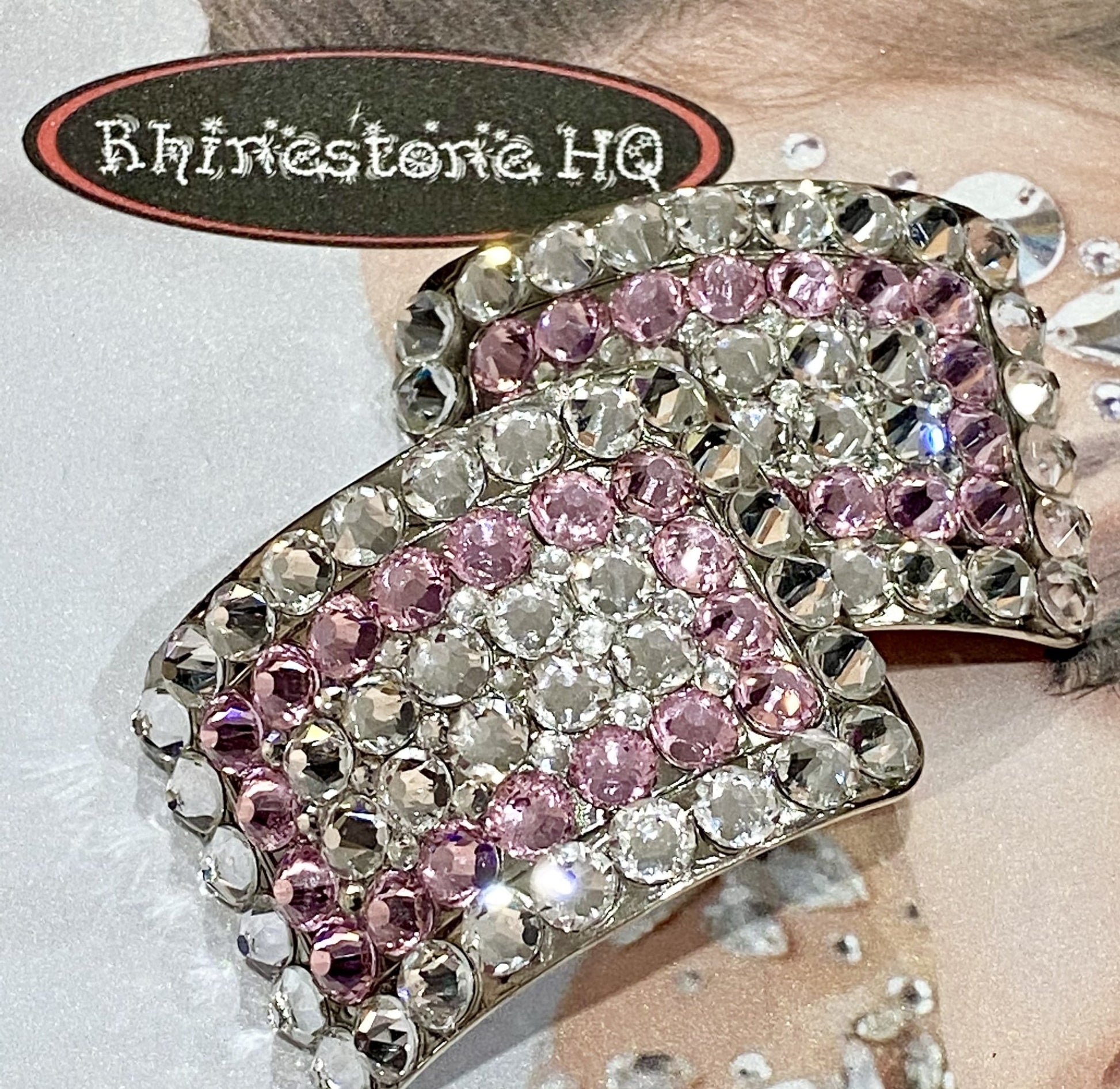 Irish Dancing Dance Shoe Buckles with colour choice and Clear - Rhinestone HQ