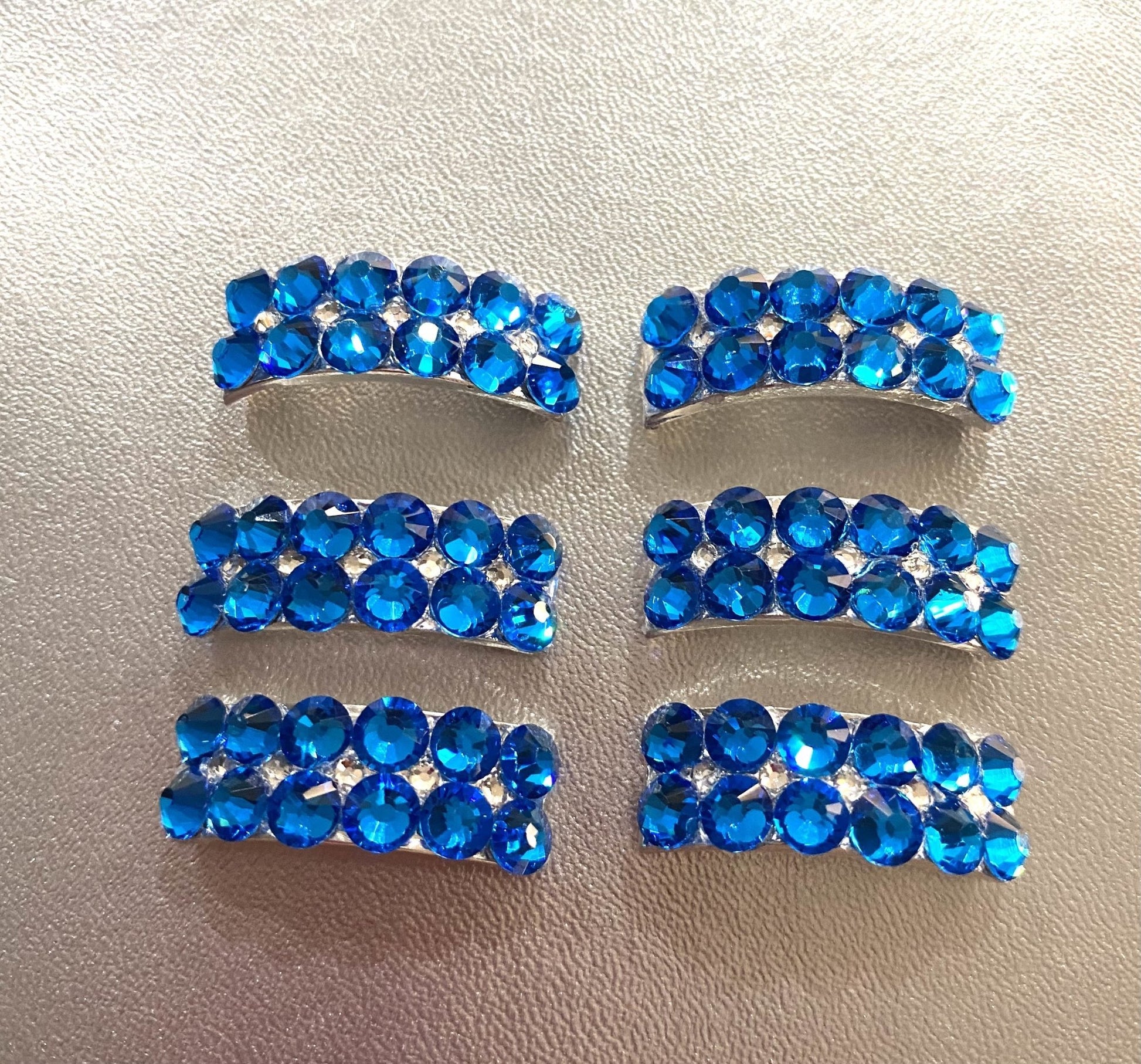 Set of Heavy Shoe Buckles & Ghillies Soft Pump Buckles matching Set. - Rhinestone HQ