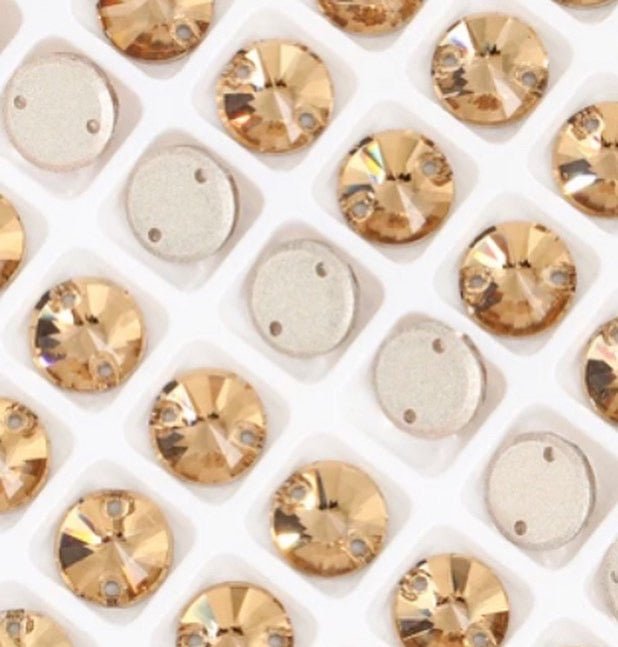 Sew on Stones Shapes Golden Shadow - Rhinestone HQ