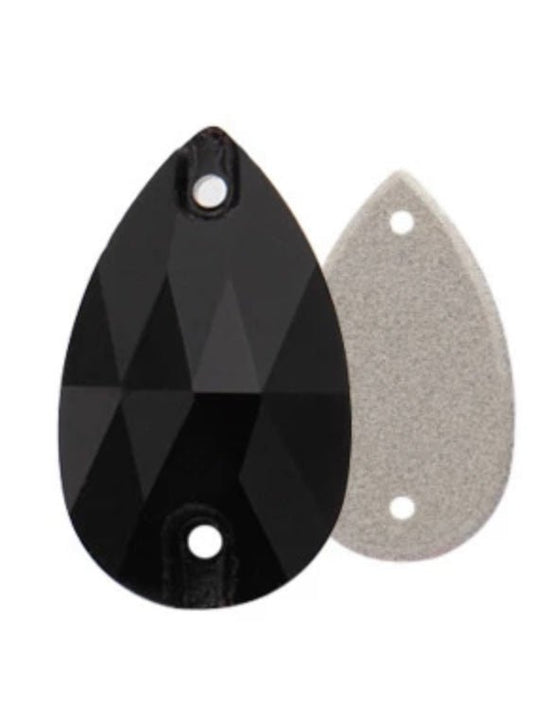 Sew on stones Shapes Jet Black - Rhinestone HQ