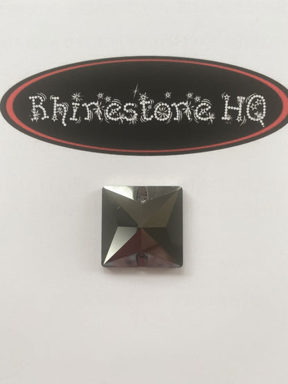 Sew on Stones Shapes Jet Hematite Shapes - Rhinestone HQ
