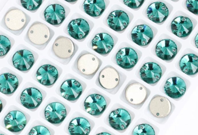 Sew on Stones Shapes Emerald Green - Rhinestone HQ