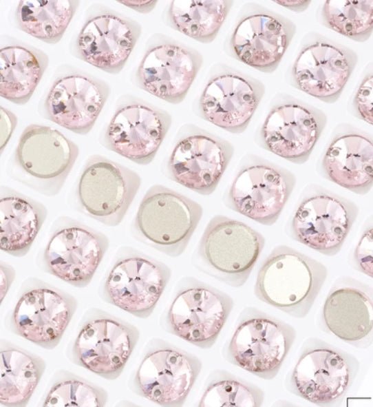 Sew on Stones Shapes Light Rose pink - Rhinestone HQ