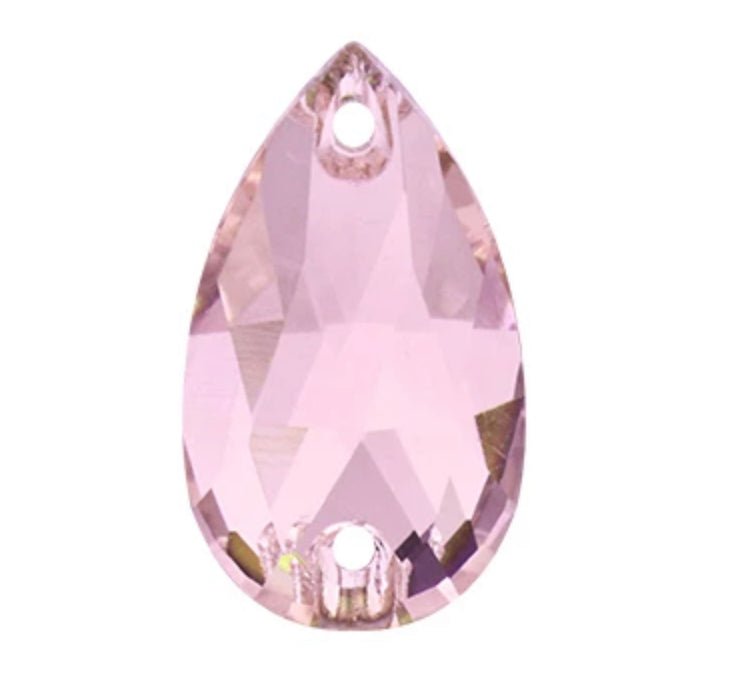 Sew on Stones Shapes Light Rose pink - Rhinestone HQ
