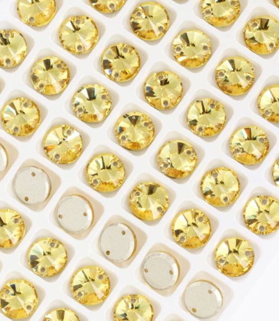 Sew on Stones Shapes light Topaz - Rhinestone HQ