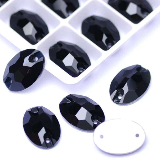Sew on stones Shapes Jet Black - Rhinestone HQ
