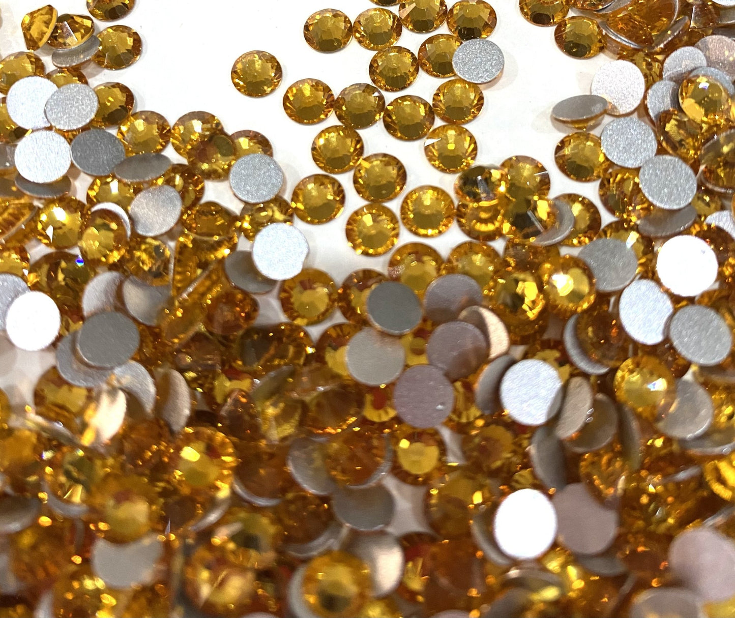 Topaz Non Hotfix Flat Back Rhinestones - Rhinestone HQ