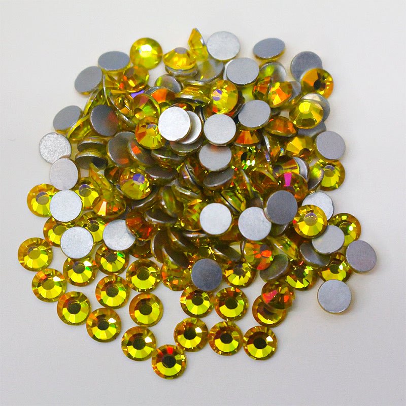 Citrine Light Non Hotfix Glue on Rhinestones - Rhinestone HQ