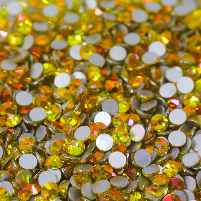 Citrine Light Non Hotfix Glue on Rhinestones - Rhinestone HQ